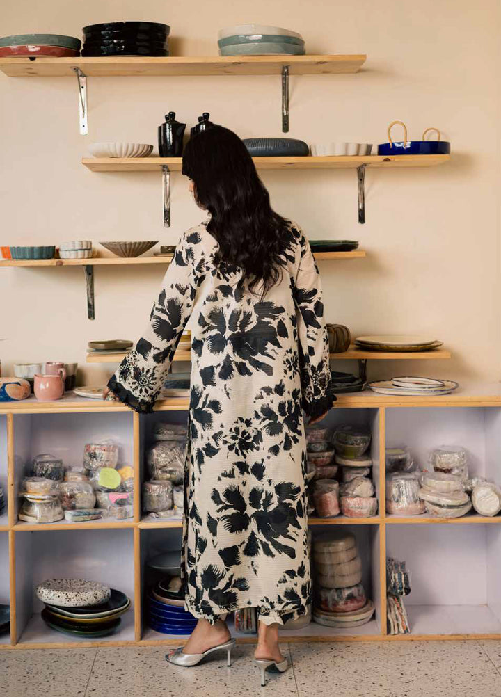 Ballerina by Nureh Unstitched Printed Chikankari Lawn 3 Piece Suit NU26UBL NU2-199 - Summer Collection