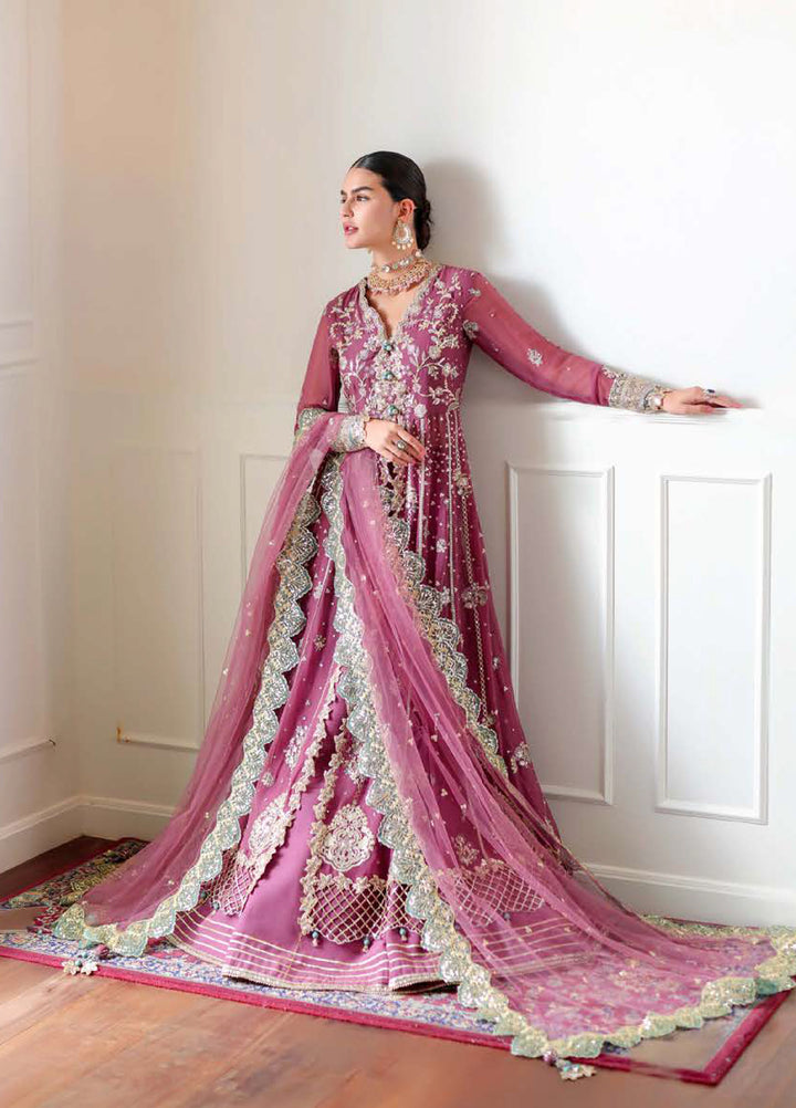 Whispers of Grace by Roheenaz Unstitched Embroidered Chiffon 3 Piece Suit RN26UWG Alessia RUNCH260201 - Wedding Collection