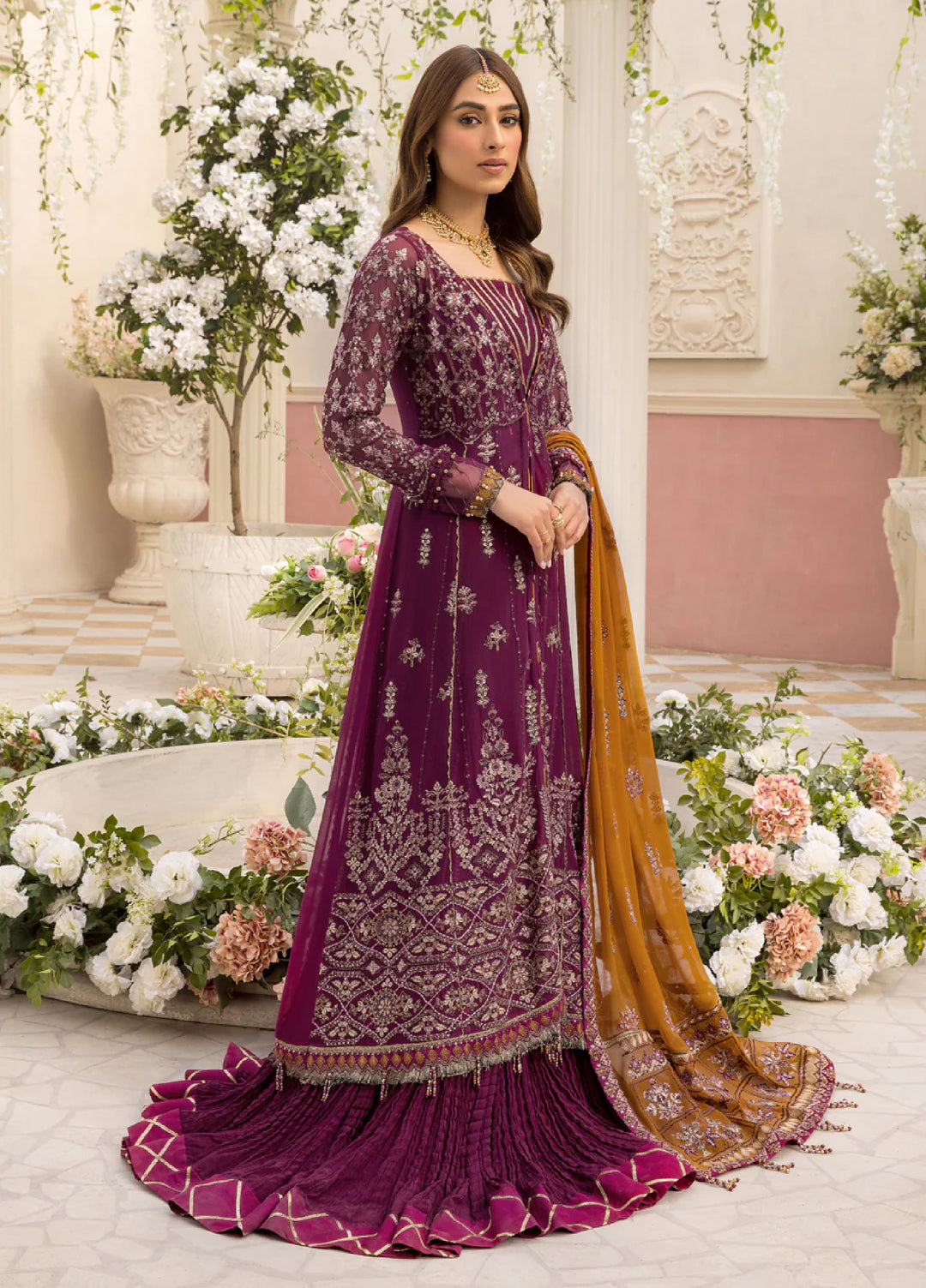 Xenia Formal Unstitched Luxury Chiffon Suits 3 Piece XE25FL Feeza - Formals Collection