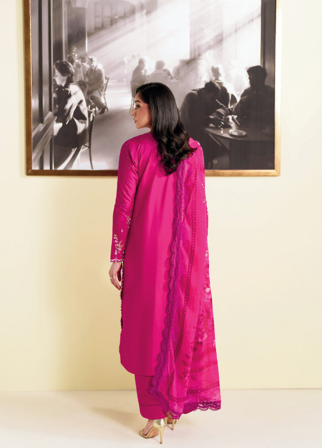 Whispers of Summer by Neeshey Unstitched Embroidered Luxury Lawn 3 Piece Suit NSH26ULW CECILY - Summer Collection