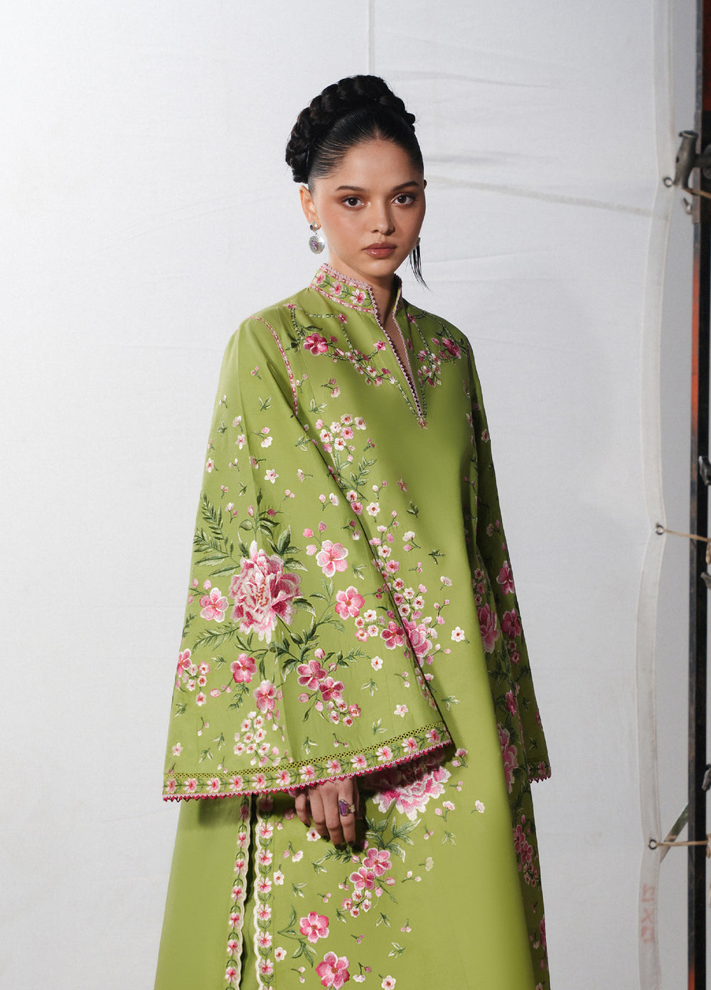 Jugnu by Hussain Rehar Unstitched Embroidered Cotton 3 Piece Suit HR26UJC CHAMAN - Festive Collection