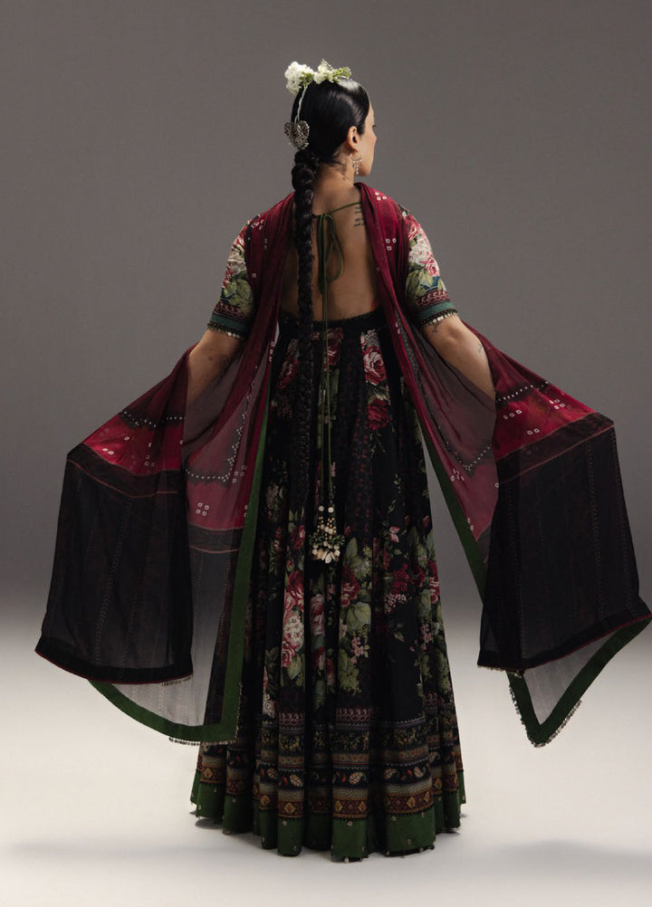 Anarkali by Zara Shahjahan Unstitched Embroidered Lawn 3 Piece Suit ZS26UAL D-05 SHEHZADI - Eid Collection