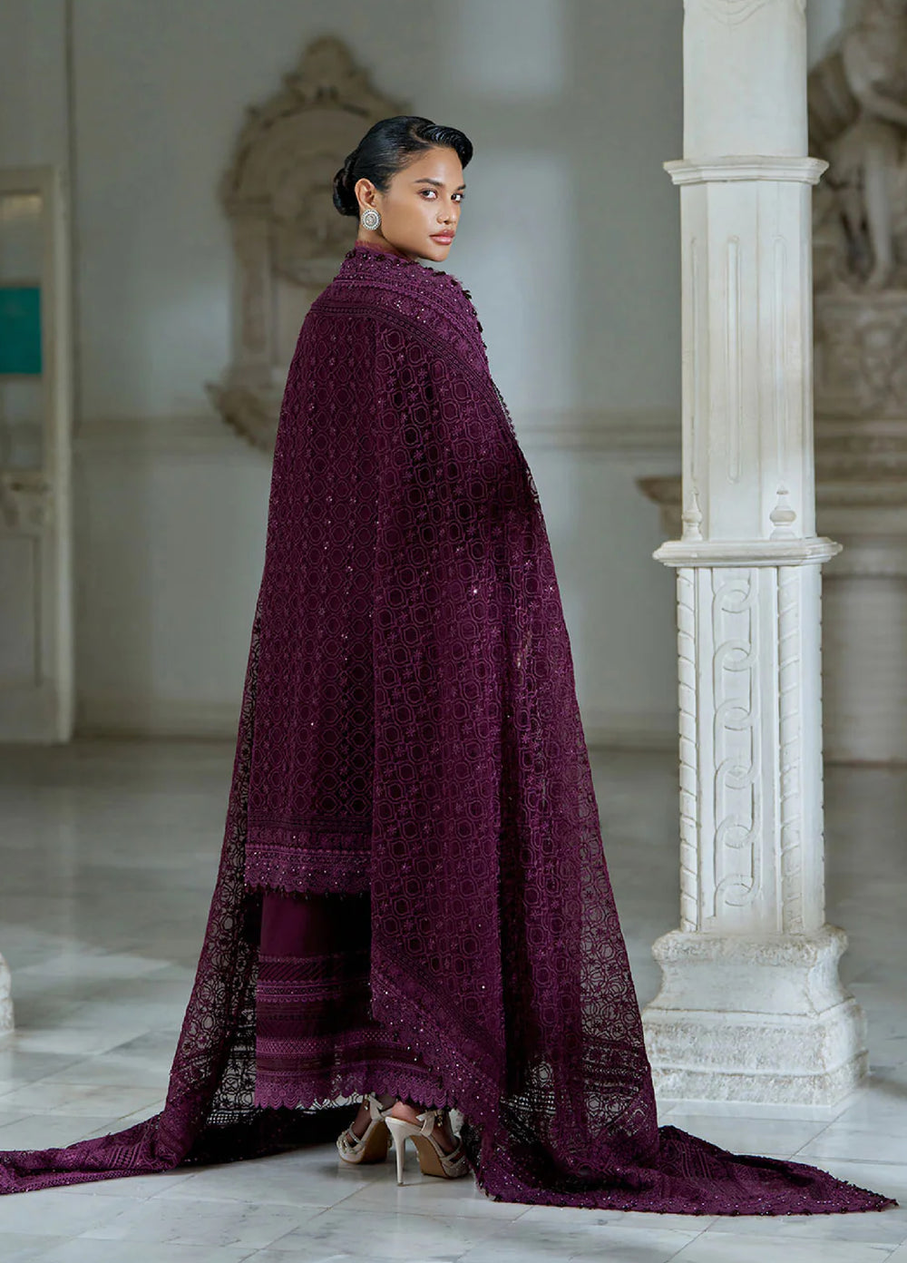 Sobia Nazir Unstitched Embroidered Luxury Lawn 3 Piece Suit SN26ULE D-03 B - Eid Collection