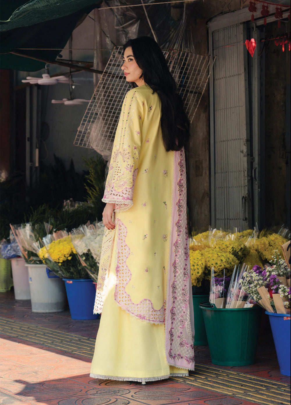 Mulaqat by Afrozeh Unstitched Embroidered Lawn 3 Piece Suit AF26UML LAMHA FWU-0060 - Festive Collection