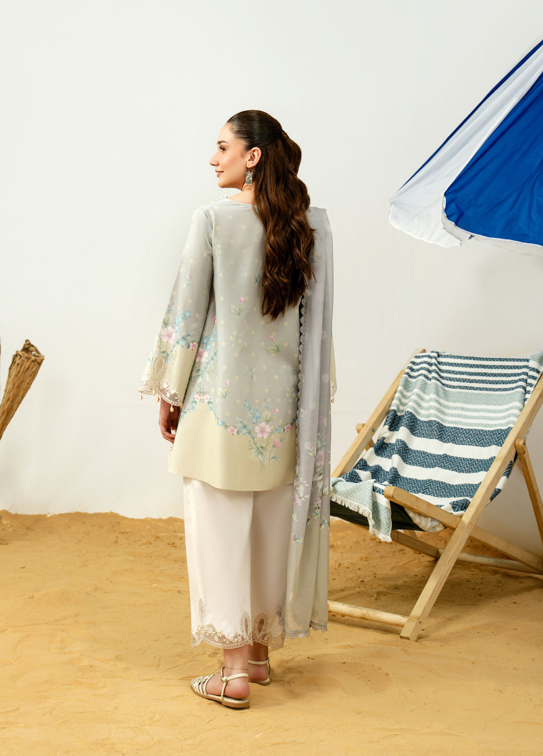 Sundaze by Zarposh Unstitched Printed Lawn 3 Piece Suit ZR26USL Nivara - Festive Collection