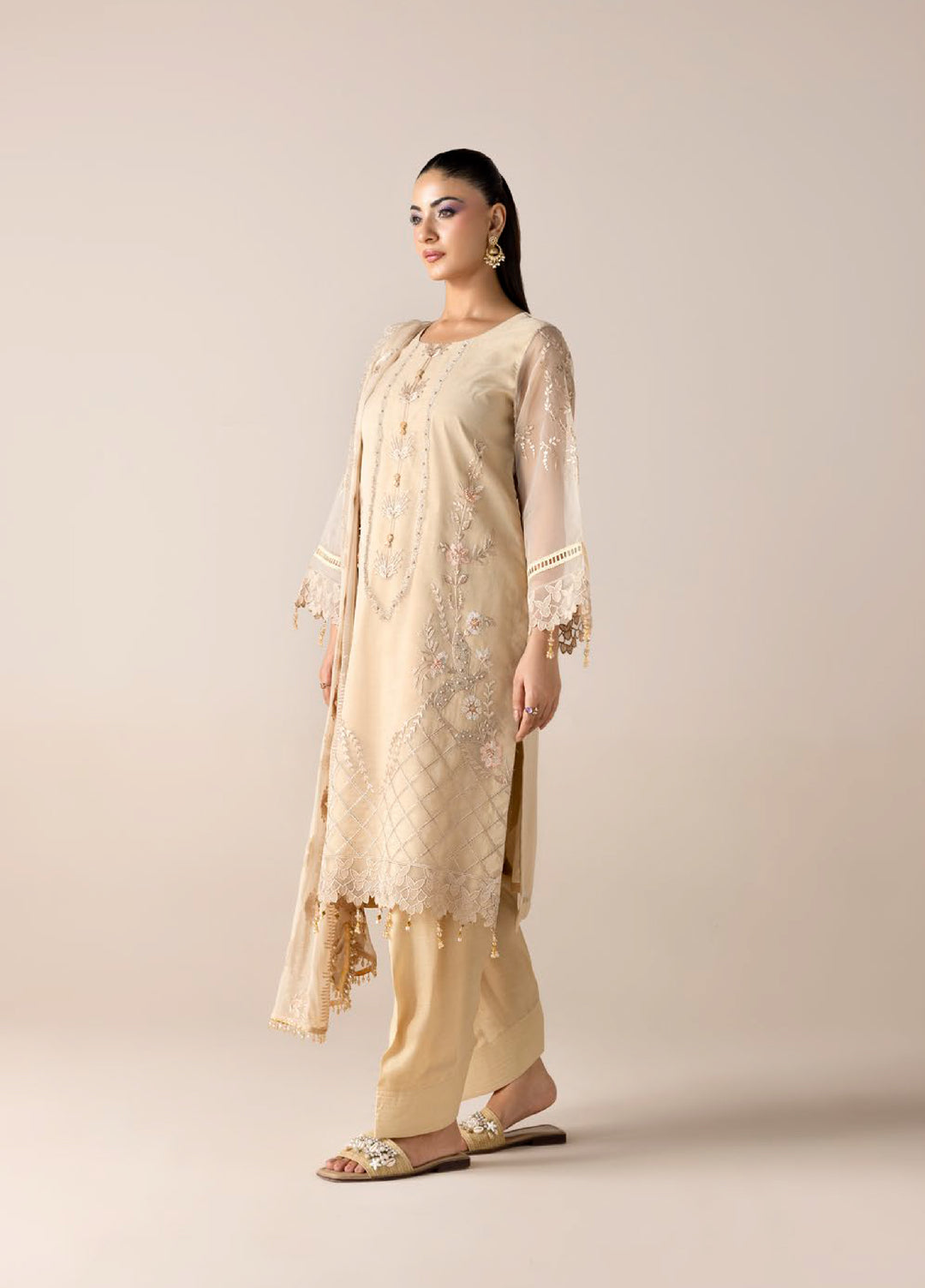 Aura by Zebtan RTW Embroidered Lawn 3 Piece Suit ZB26UAL A-07 - Festive Collection