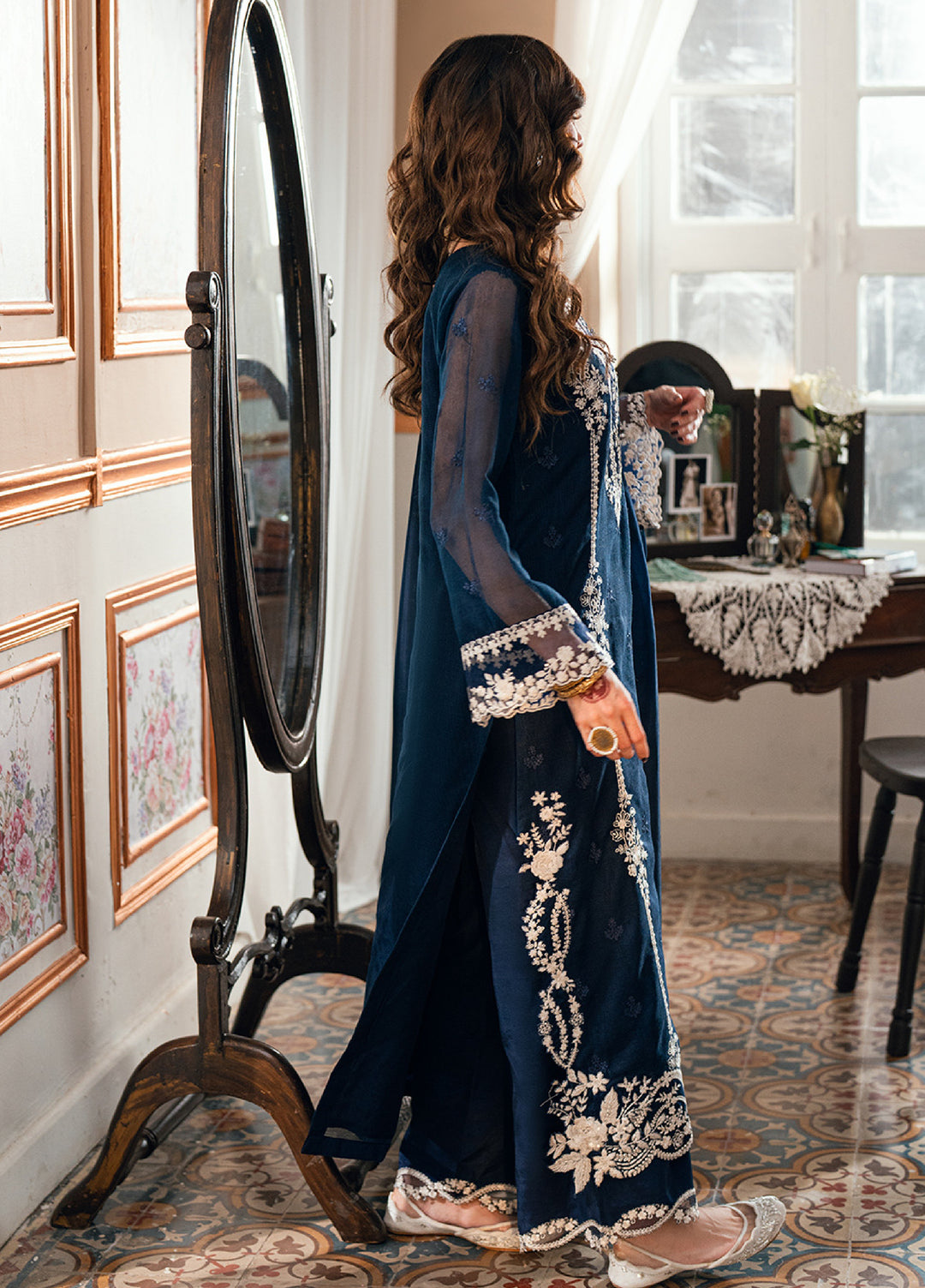 Eid Ensembles by Azure Unstitched Embroidered Khaddi Net 3 Piece Suit AZ26UEE ES-140 Stellar Blue - Eid Collection Sanaulla Store Eid Ensembles by Azure Unstitched Embroidered Khaddi Net 3 Piece Suit AZ26UEE ES-140 Stellar Blue - Eid Collection Sanaulla Store