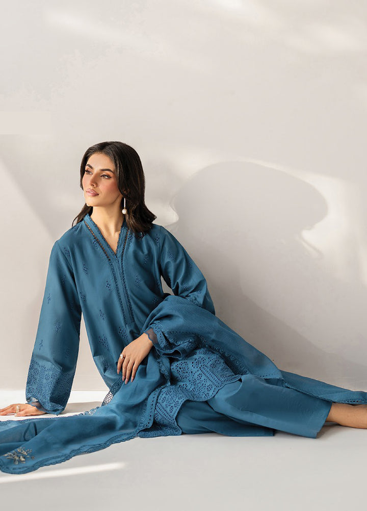 Le'essence by Xenia Formals Unstitched Embroidered Lawn 3 Piece Suit XE26UL D-06 Zayli - Summer Collection