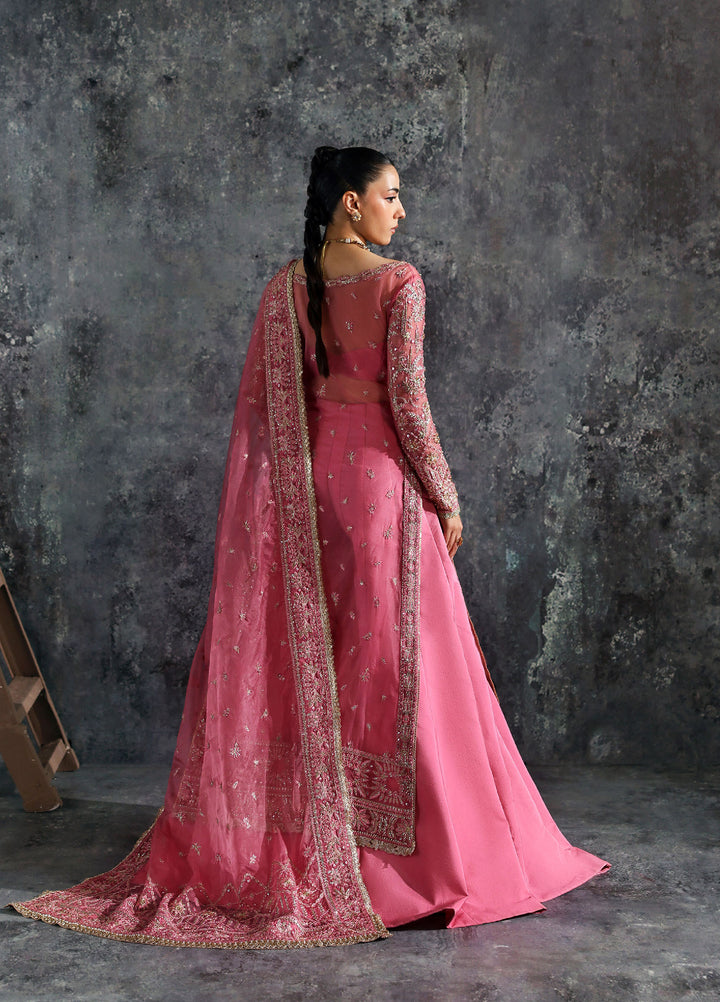 Seraphine by Zarposh Unstitched Embroidered Organza 3 Piece Suit Lilium - Wedding Collection