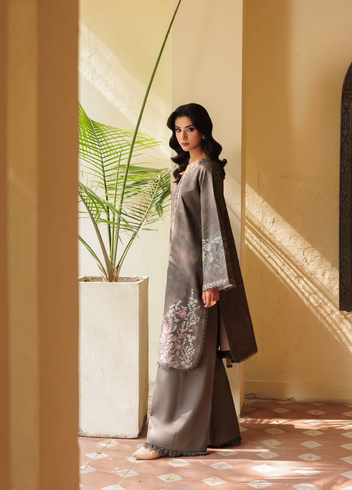 Zync by Florent Whispers Unstitched Embroidered Modal 3 Piece FL25WW FL-1A - Winter Collection