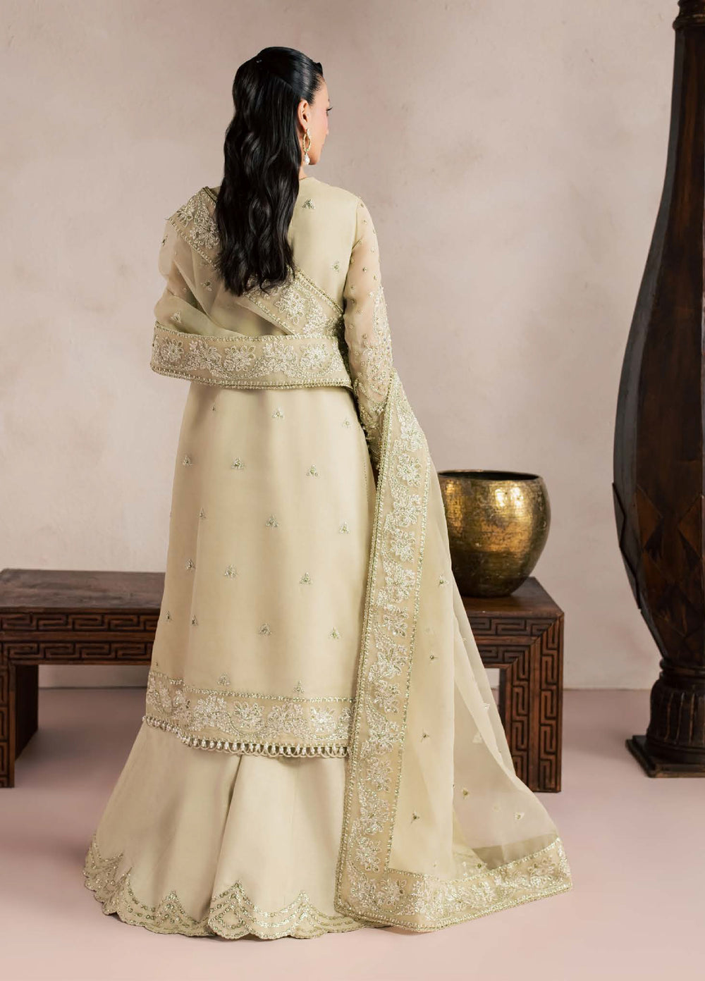 Sorelle by Aylin Unstitched Hand work Organza 3 Piece Suit AY26US Orlina - Festive Collection