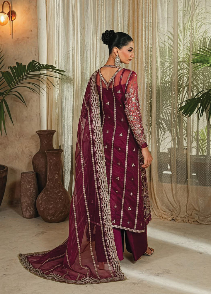 Azira by Gulaal Unstitched Luxury Embroidered Organza 3 peice GL25AF LFU-06 Amisra - Formals Collection