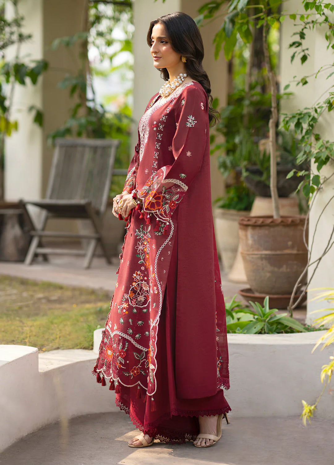 Angan by Mahnur Unstitched Embroidered Lawn 3 Piece Suit MN26UAL AAN-001 - Summer Collection