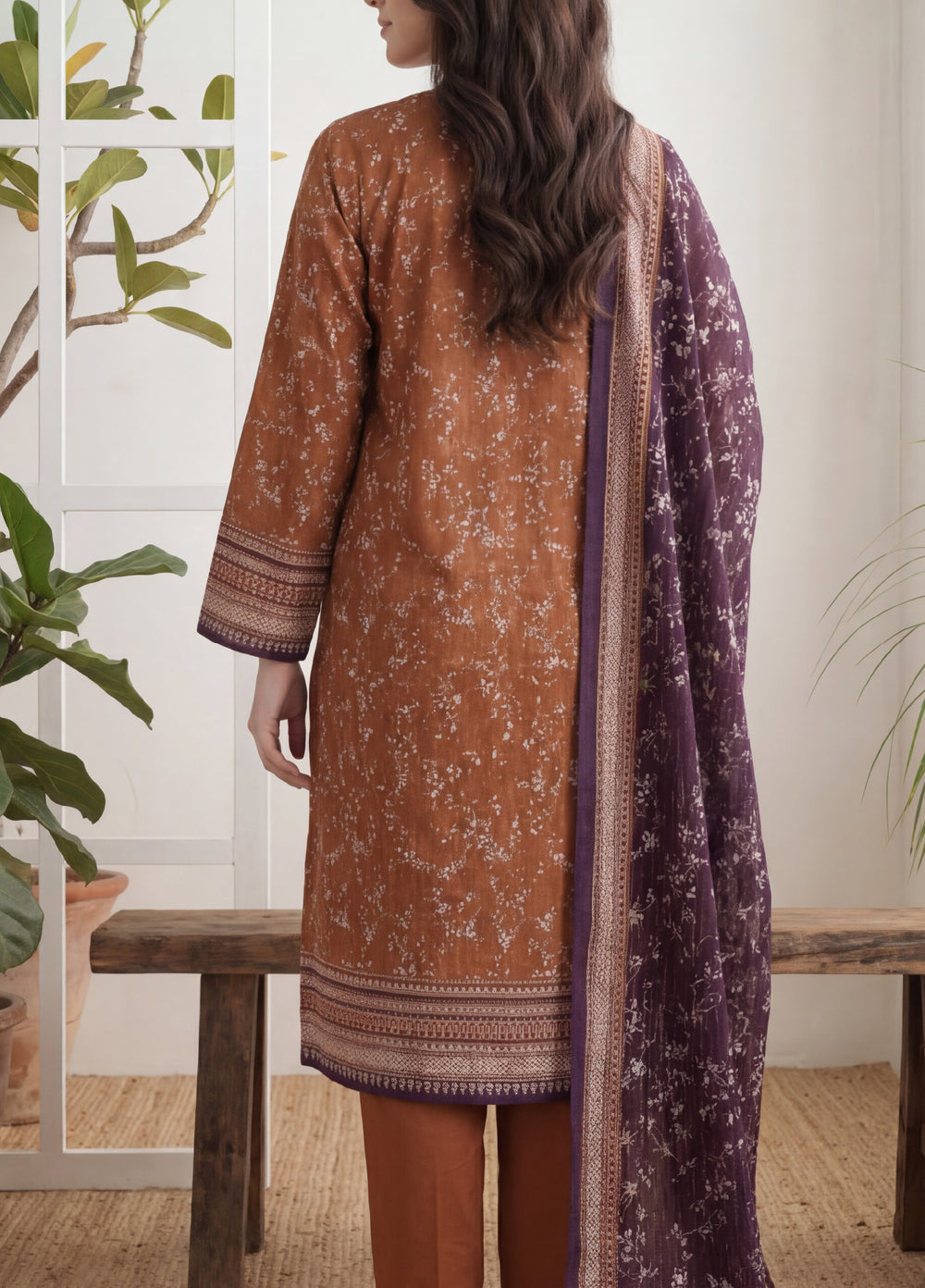 Daman by VS Textiles Unstitched Printed Lawn 3 Piece Suit VS26UDL D-12 856 - Casual Collection