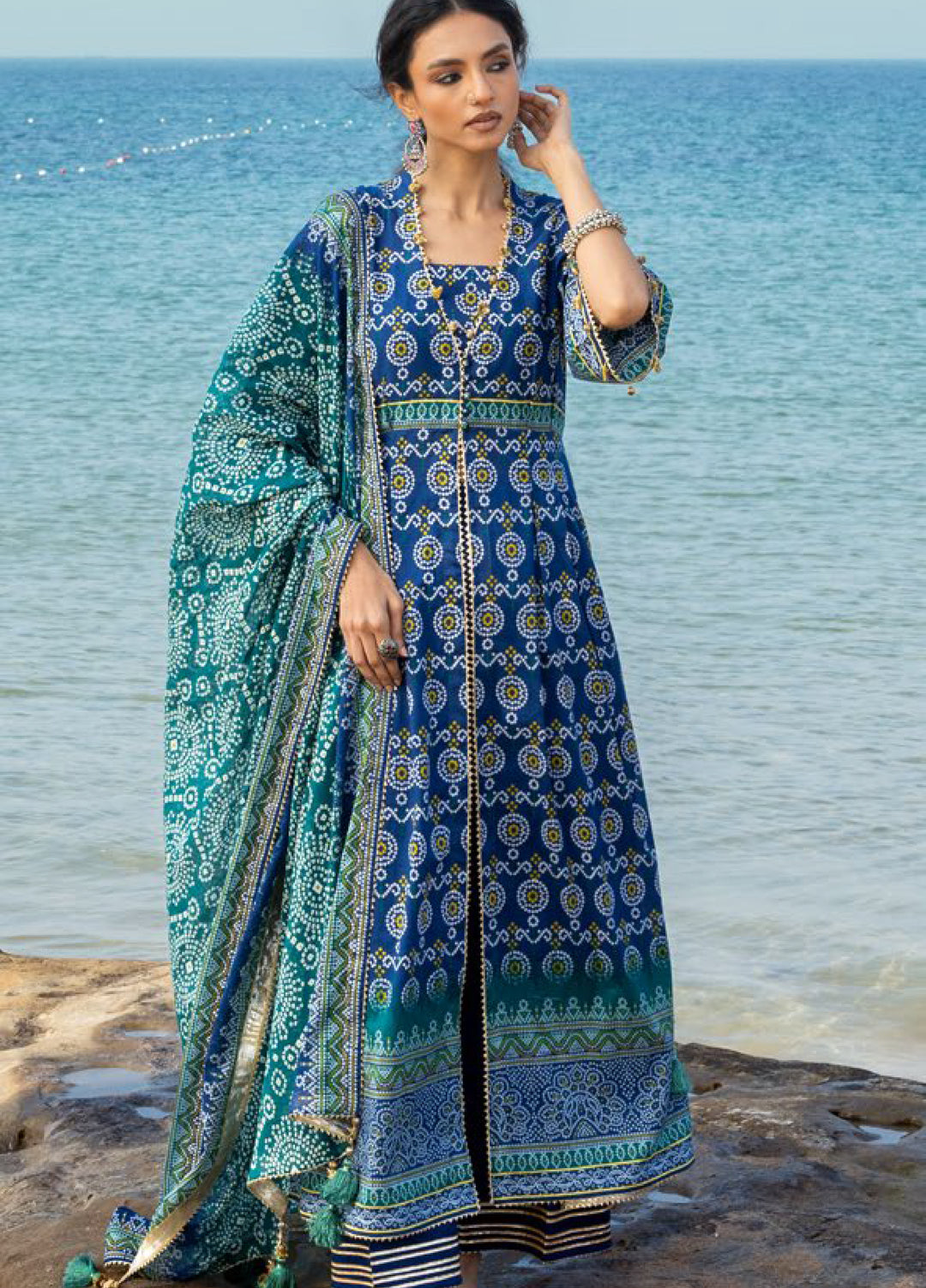 The Chunri by Gul Ahmed Unstitched Printed Lawn 3 Piece Suit GA26UTCL CL-62149 B - Summer Collection