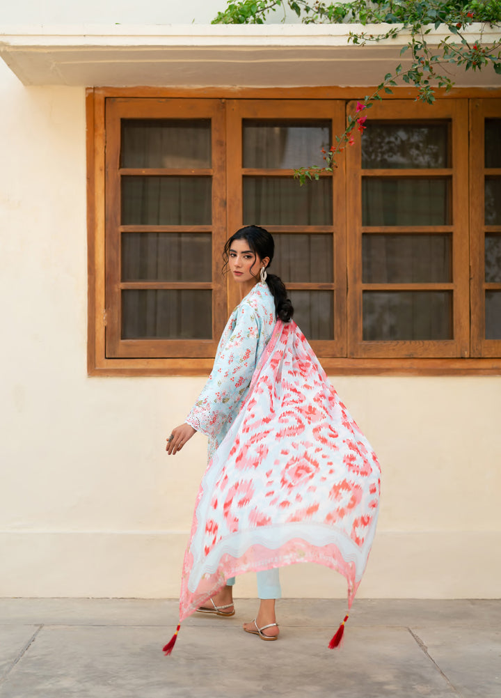 Bagh by Rashid Textiles Unstitched Embroidered Lawn 3 Piece Suit RT26UBL 3728 - Casual Collection