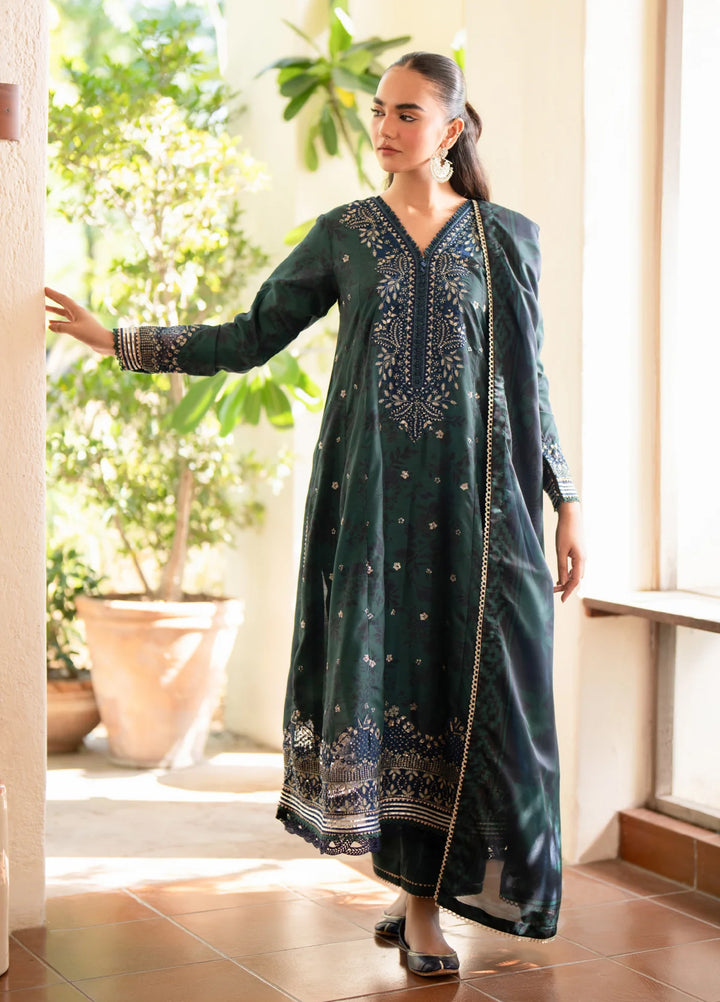 Xenia Formal Unstitched Luxury Raw Silk Suits 3 Piece XE25FL Ibshaam-A - Formals Collection