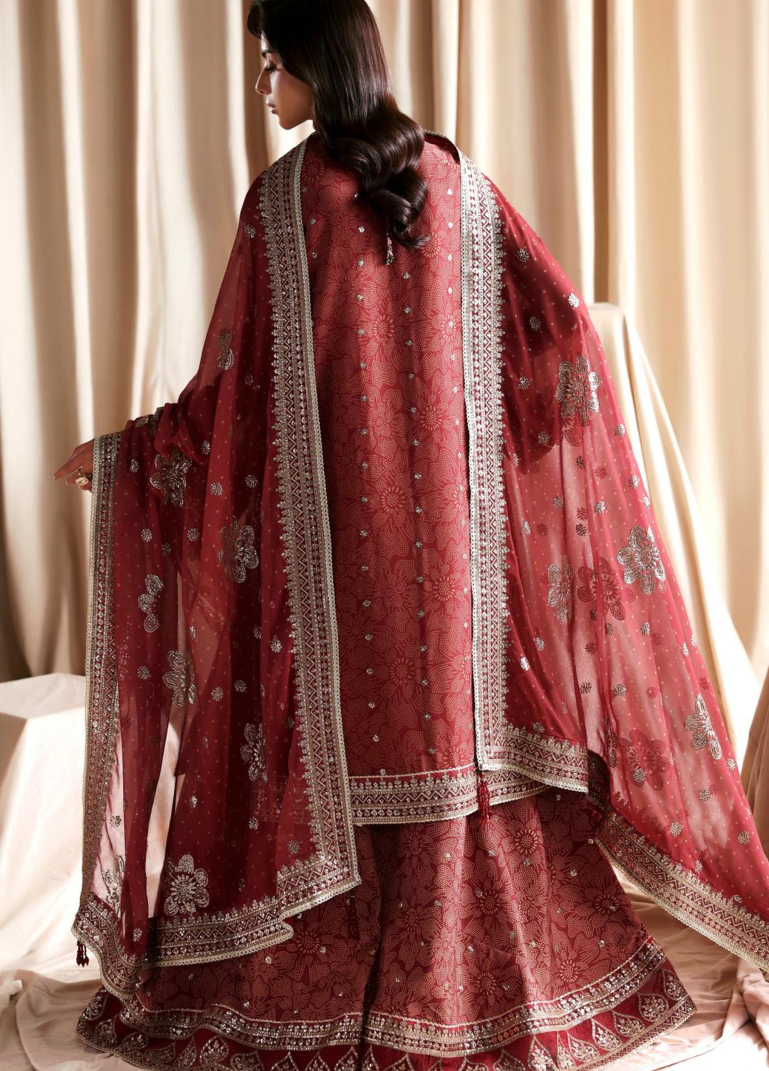 Sirayya by Zarif Unstitched Embroidered Chiffon 3 Piece Suit ZR26US MAHEEN 04 - Festive Collection