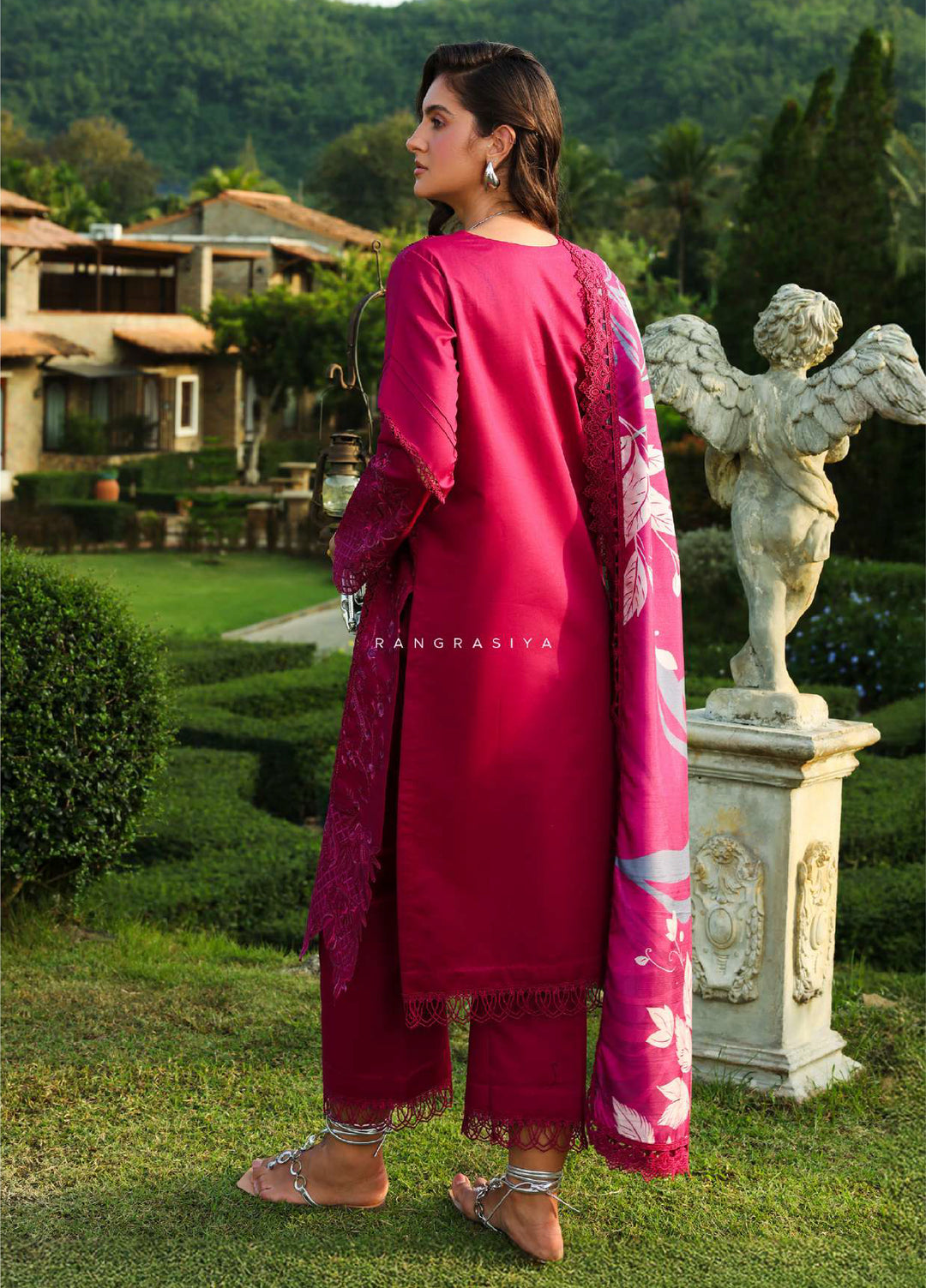 Florence by Rang Rasiya Unstitched Embroidered Lawn 3 Piece Suit RR26UFL Miraal - Summer Collection