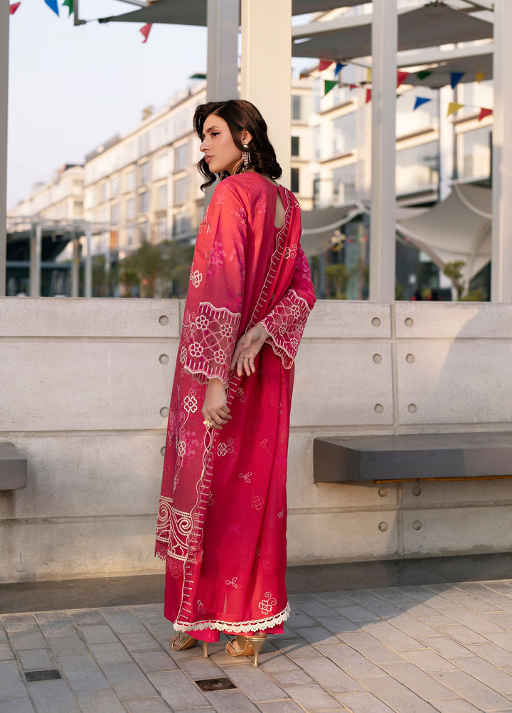 Broadway by Mahnur Unstitched Embroidered Lawn 3 Piece Suit MN26UB BW-013 - Summer Collection