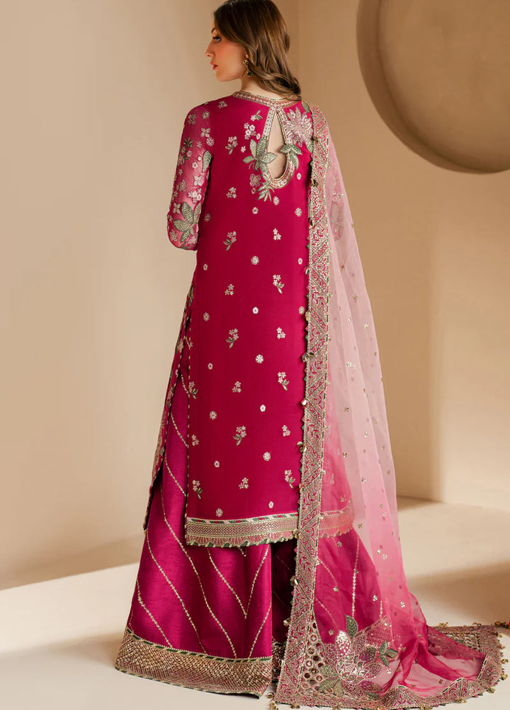 Jazmin Unstitched Chiffon Embroidered Suits 3 Piece JZ25CF JZ-WF25-03 - Festive Collection