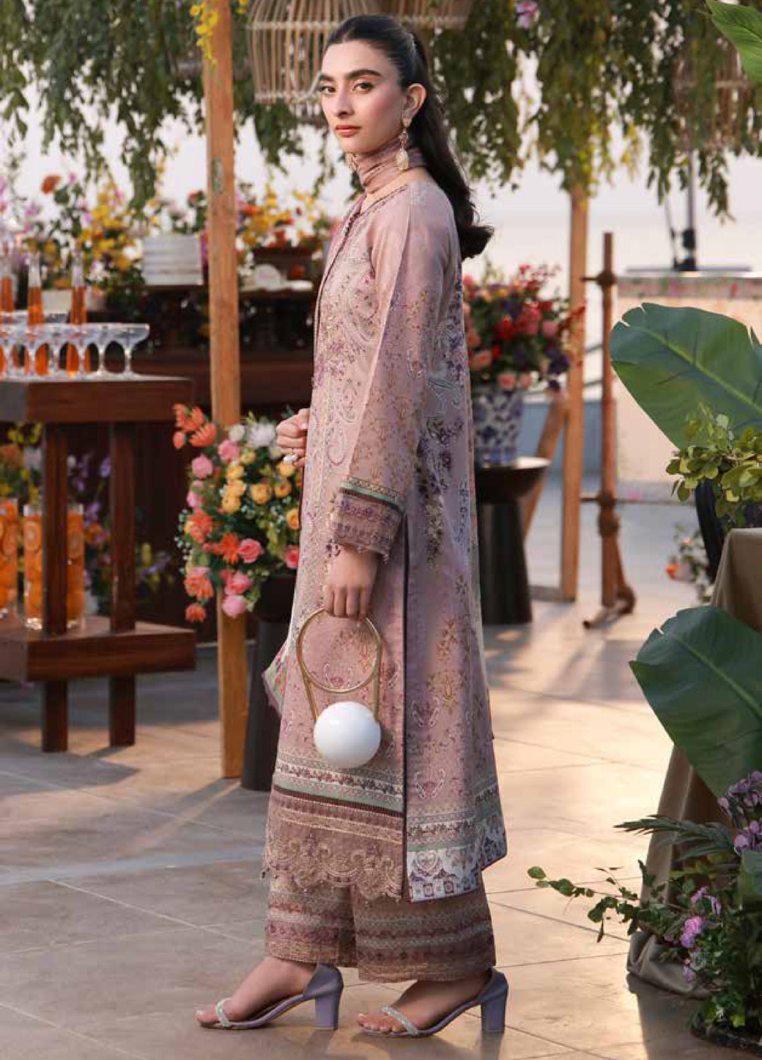 Delia by Gulaal Unstitched Embroidered Lawn 3 Piece Suit GL26UD D-11 Ayla - Summer Collection