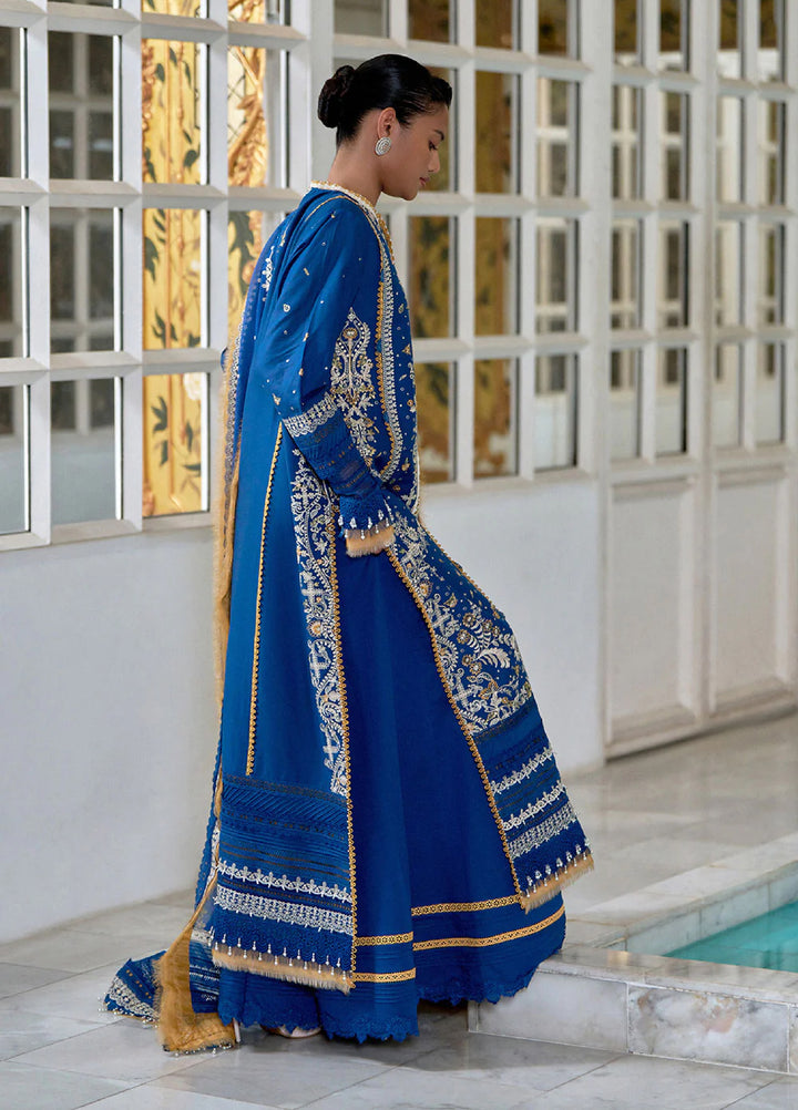 Sobia Nazir Unstitched Embroidered Luxury Lawn 3 Piece Suit SN26ULE D-08 A - Eid Collection