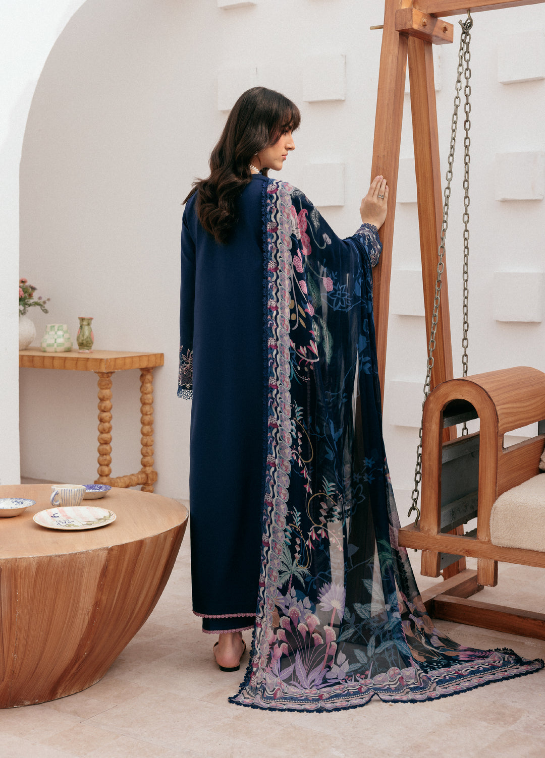 Zync by Florent Untitched Lawn Embroidered 3 Piece Suit FL26UZ FZ-5A - Summer Collection