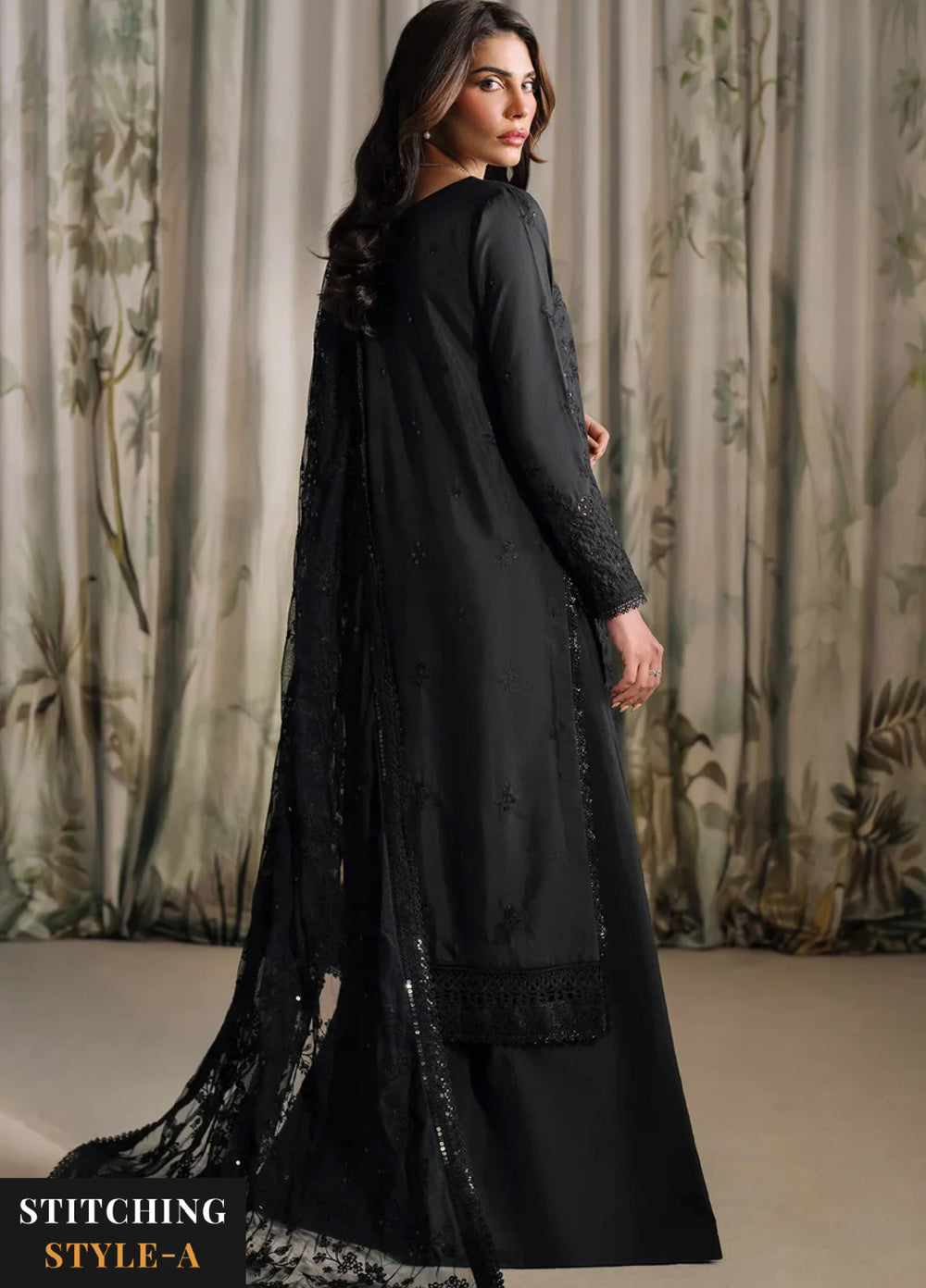 Zarif Women Unstitched Embroidered Raw Silk 3 Piece Suit ZR26UFC ZRF-RW-02 ZIVAH - Festive Collection