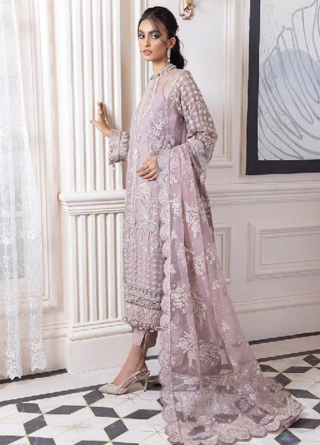 Xenia Formal Unstitched Luxury Chiffon Suits 3 Piece XE25FL Sophia - Formals Collection