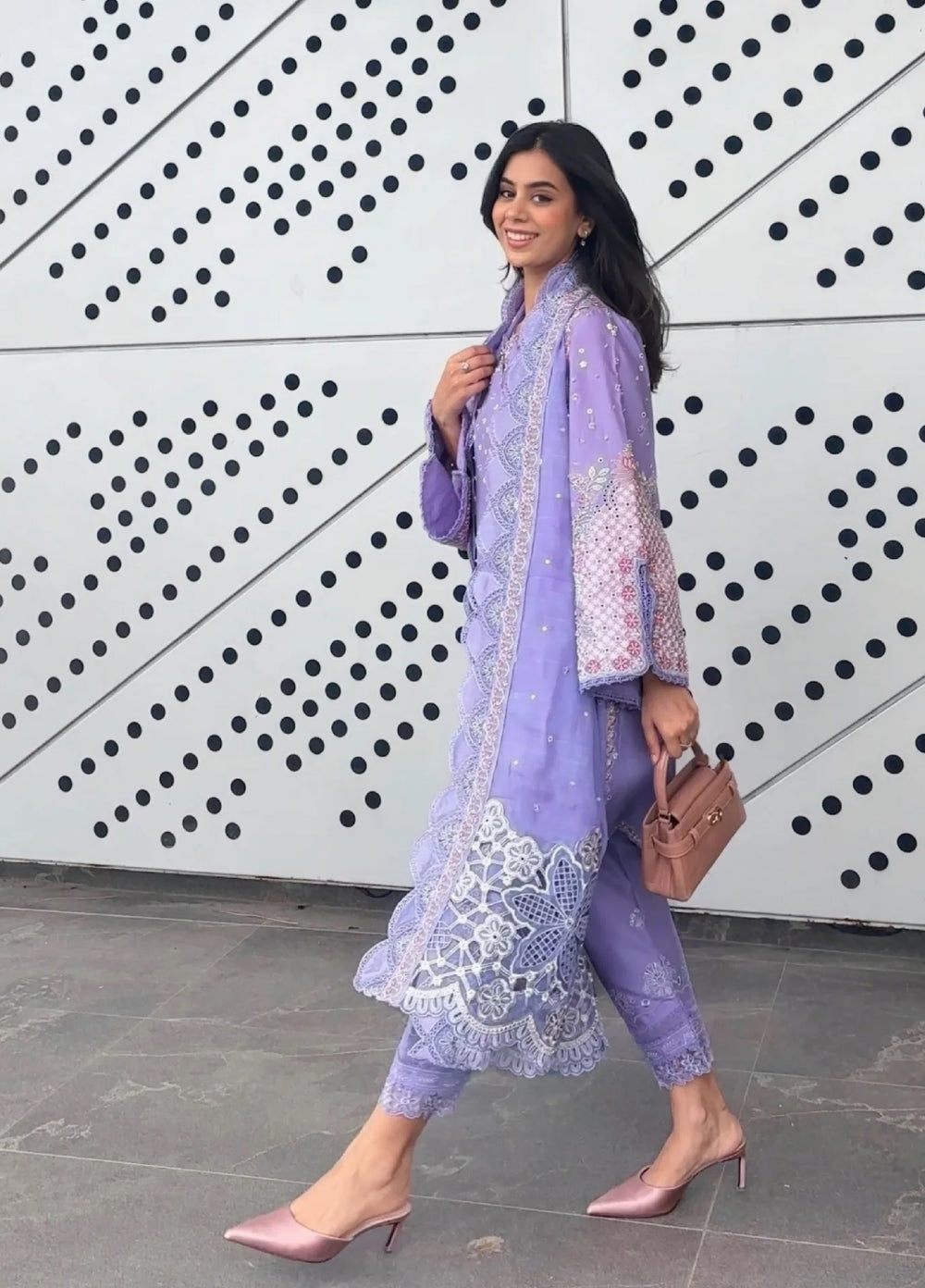 Aura of Flora by Zarizaa Unstitched Embroidered Luxury Lawn 3 Pcs Suit ZZ26UAFL ZA10-3ULE08L-2602 WHIMS - Summer