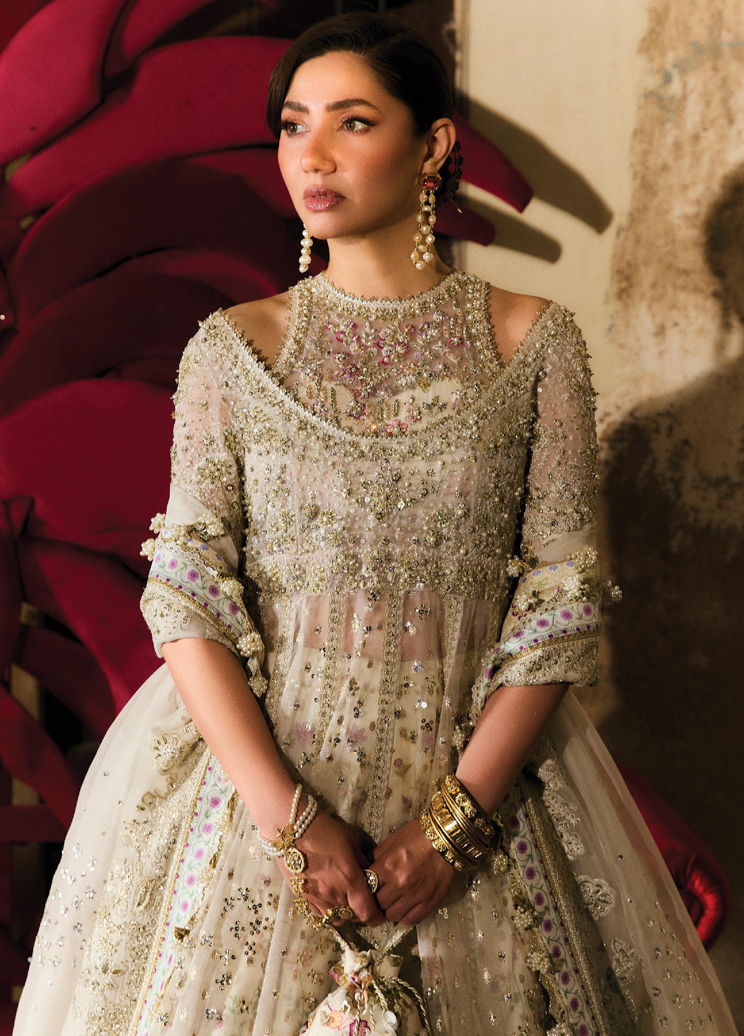 Freeshia by Suffuse Unstitched Organza Embroidered Suits 3 Piece SSY26UF ISHANI - Wedding Collection