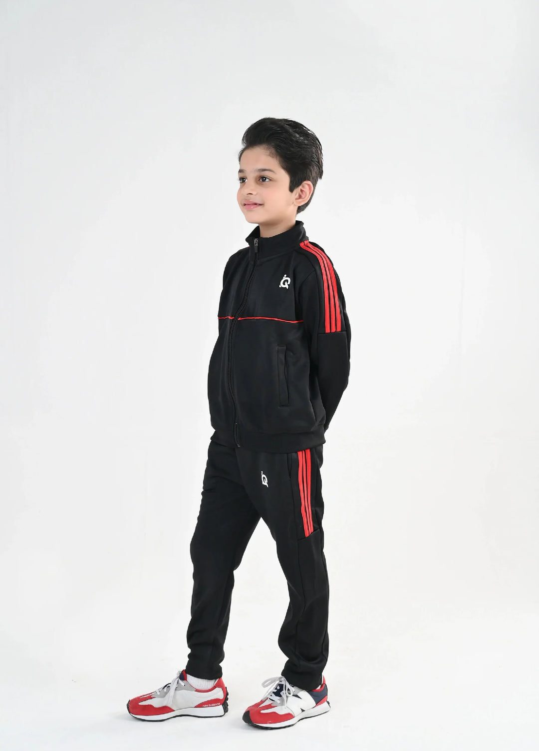 IQ Exclusive Kids Track Suit Fleece 2 PieceOrange Strike Tracks-Unisex Kids - Winter Collection