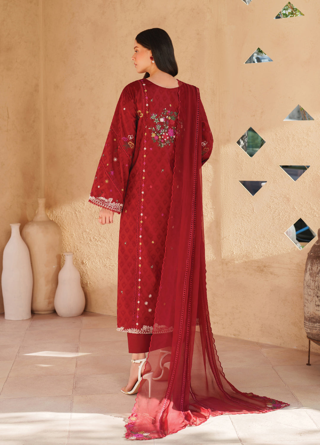 Iznik Unstitched Embroidered Lawn 3 Piece Suit IZ26ULE EL-02 - Eid Collection