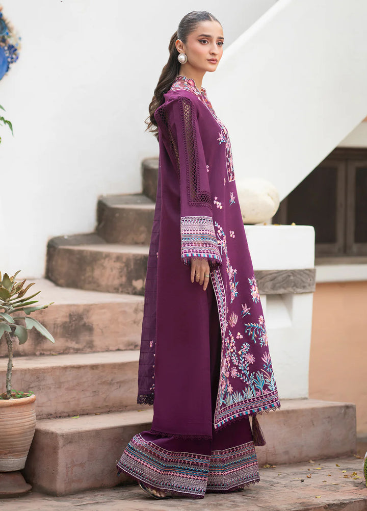 Angan by Mahnur Unstitched Embroidered Lawn 3 Piece Suit MN26UAL AAN-008 - Summer Collection