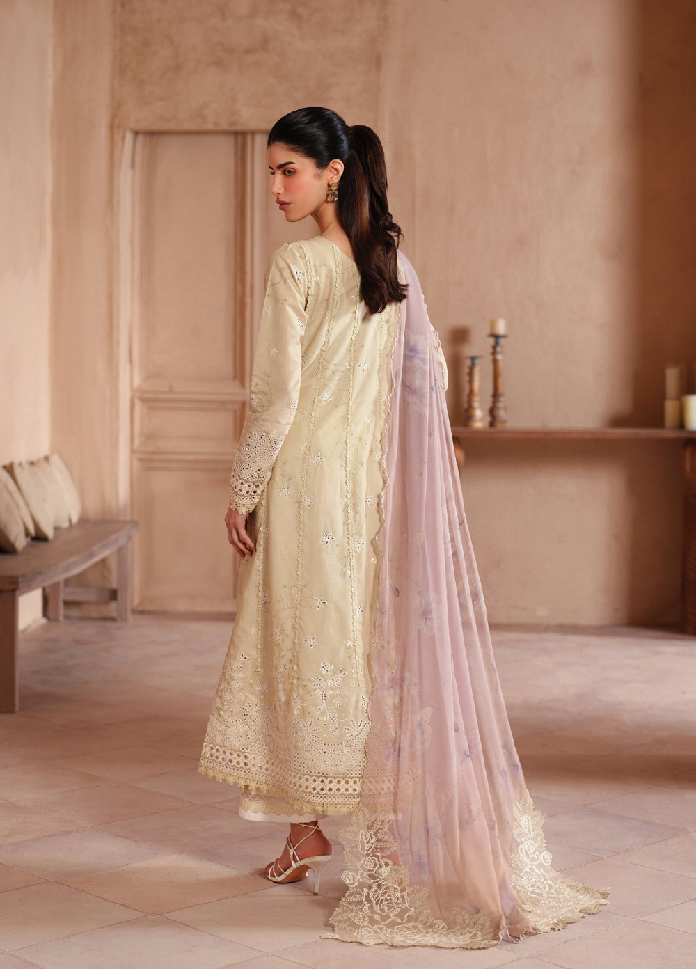 Iznik Unstitched Embroidered Lawn 3 Piece Suit IZ26ULE EL-10 - Eid Collection