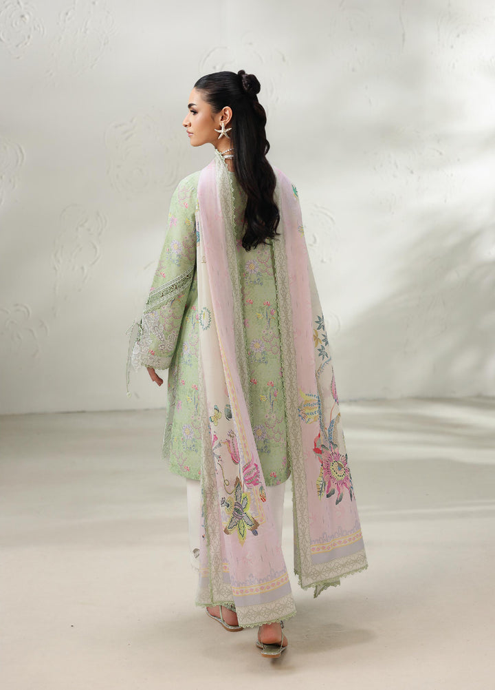 Q Prints by Qalamkar Unstitched Printed Lawn 3 Piece Suit QLK26UQL TALYA QQP-01 (A) - Summer Collection
