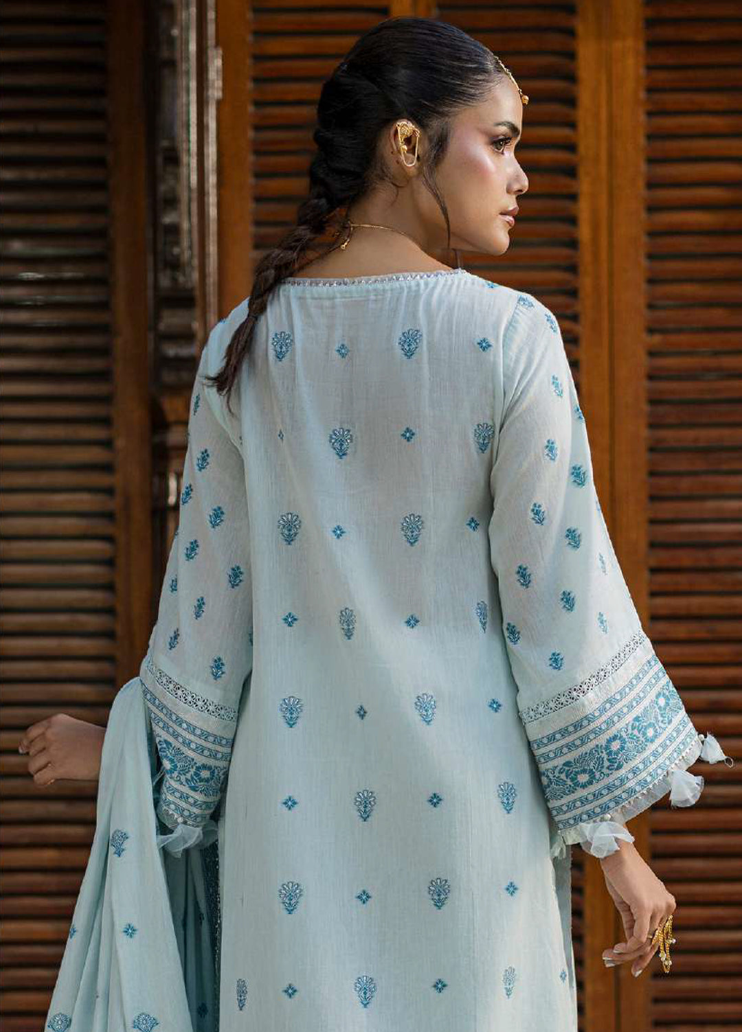 Zellbury Unstitched Printed Jacquard 3 Piece Suit ZB26UC WUS26X30987 - Casual Collection