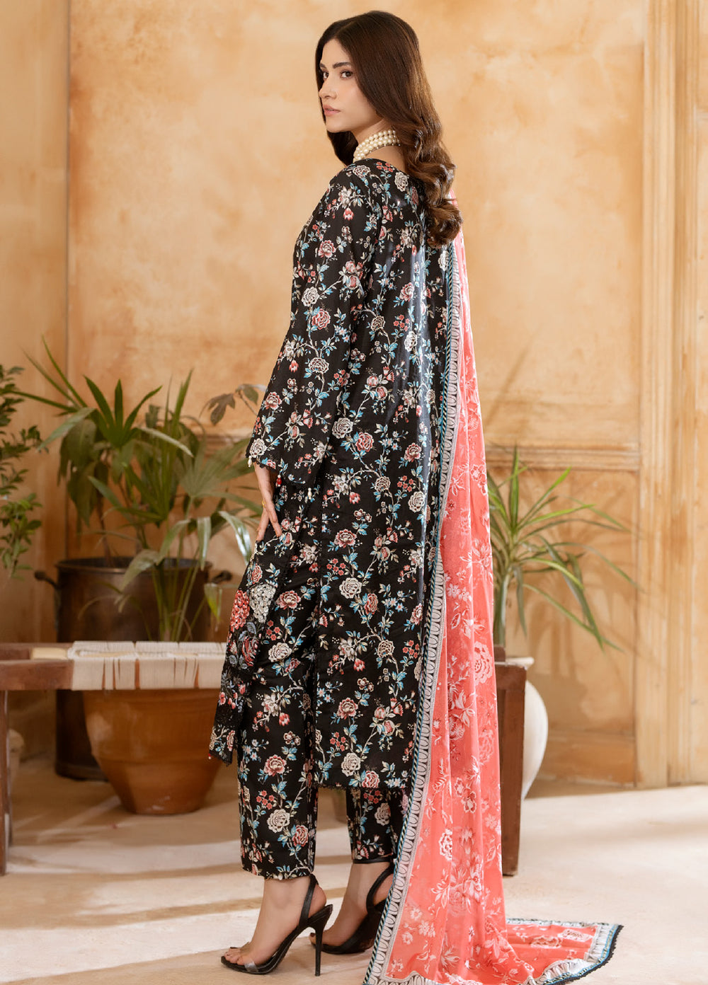Salina by Regalia Textiles Unstitched Embroidered Lawn 3 Piece Suit RG26USVII D-7 - Summer Collection