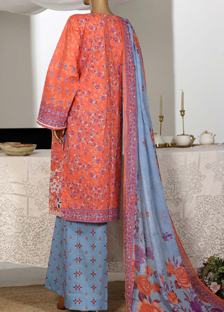 Guldozi by HZ Textiles RTW Embroidered Lawn 3 Piece Suit CPE-3P-029 - Summer Collection