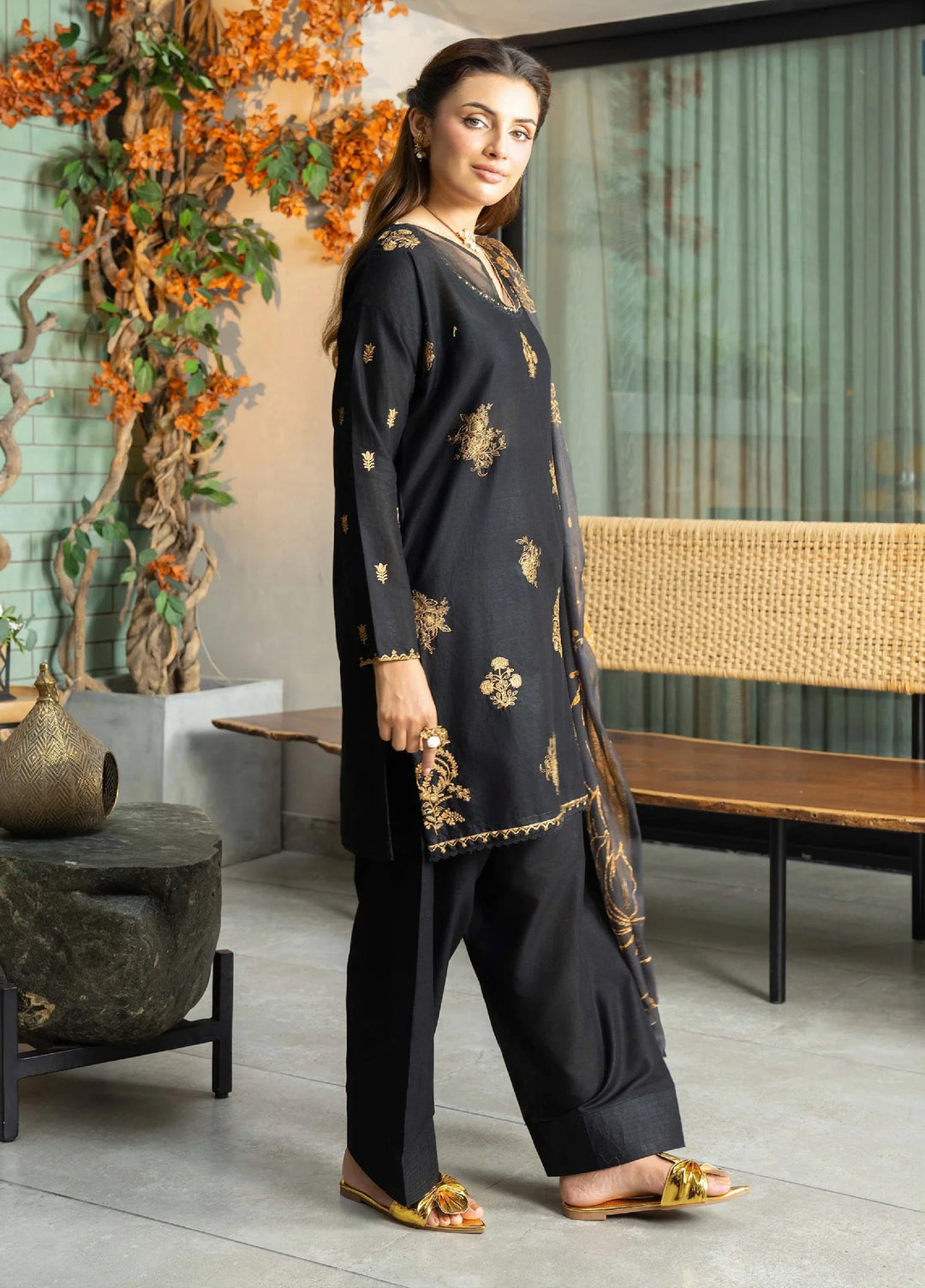 Solid Story by Panache Pret Solids Lawn 3 Piece Kairo