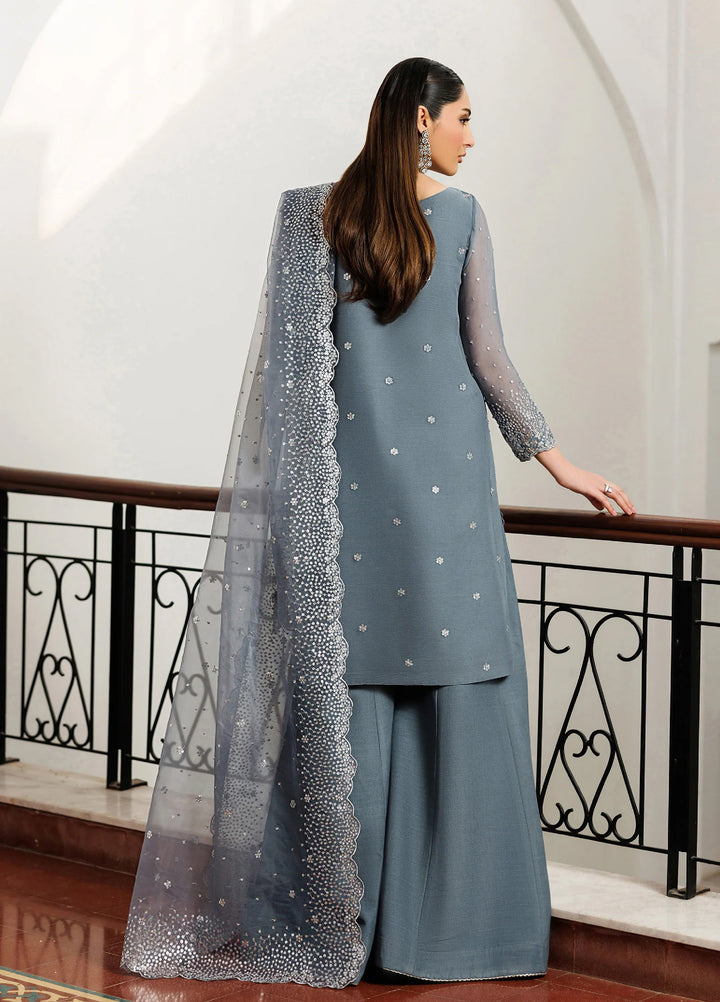 Nourah by Zarif Unstitched Embroidered Chiffon 3 Piece Suit ZR26UCN Nourah Zarmina ZF/ZQH/ZARMINA 05 - Festive Collection