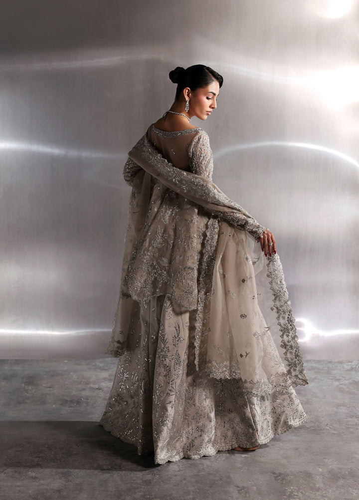 Seraphine by Zarposh Unstitched Embroidered Organza 3 Piece Suit Novelle - Wedding Collection