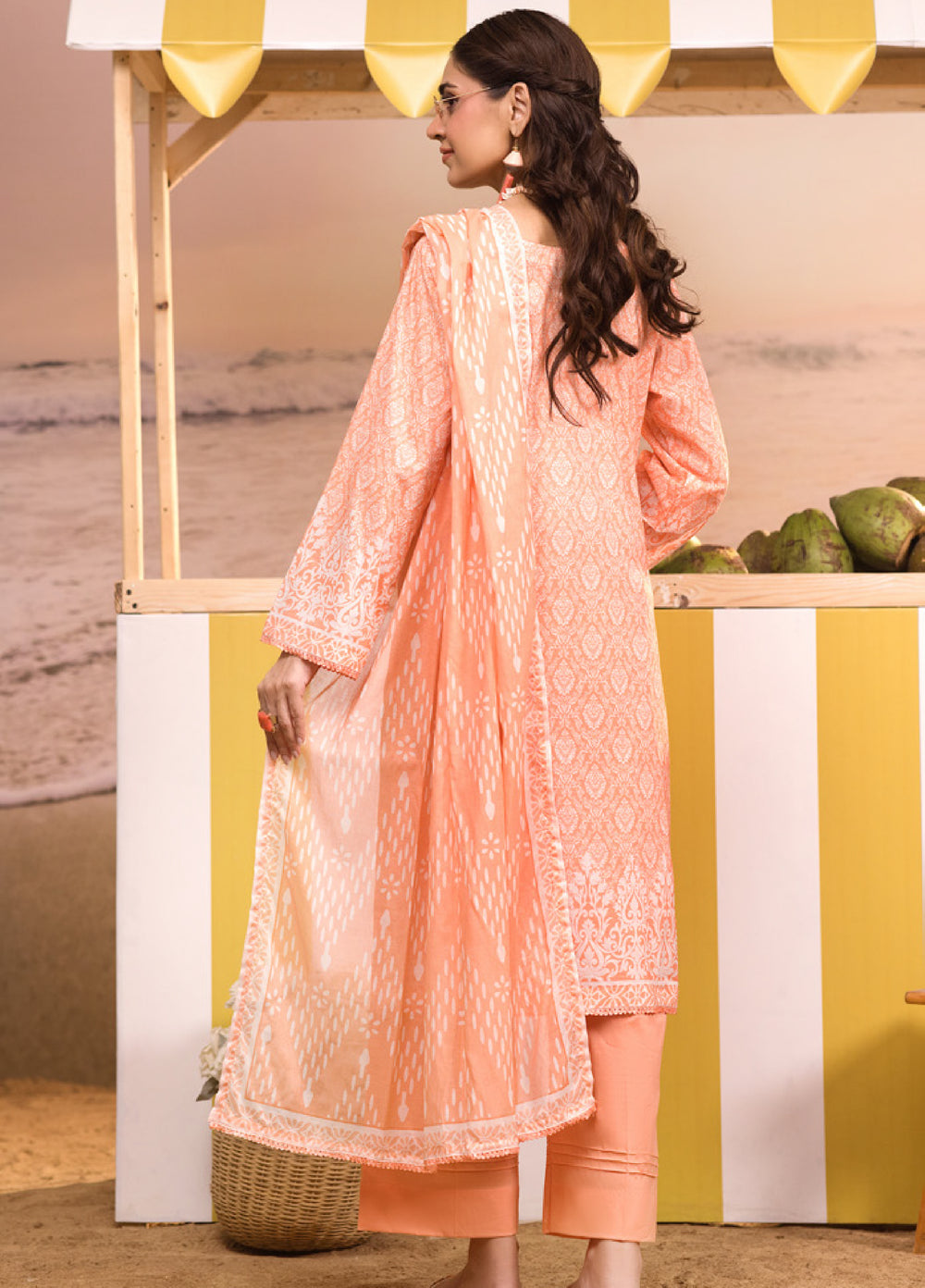 Regalia Textiles Unstitched Embroidered Lawn 3 Piece Suit RG26UEL D-10 - Casual Collection