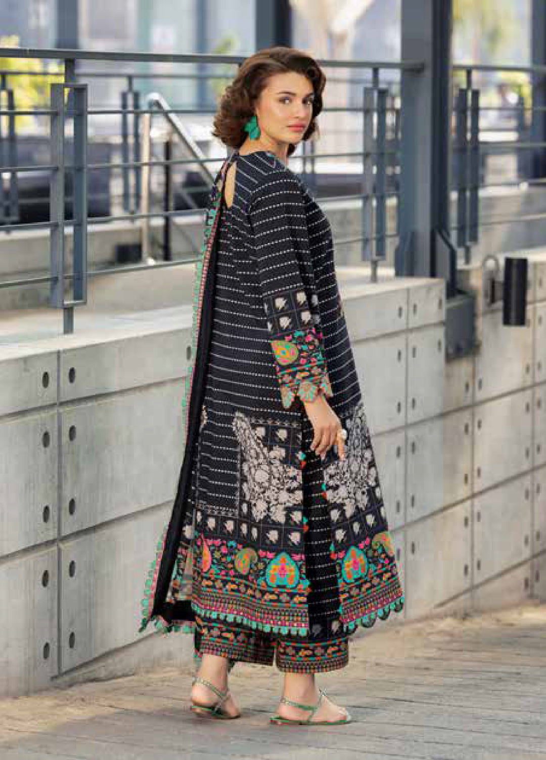 Aniiq by Charizma Unstitched Embroidered Lawn 3 Piece Suit CHR26UAL AN6-09 - Summer Collection