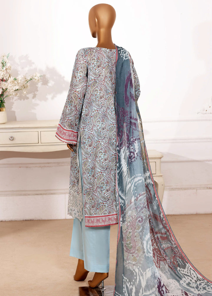 Hz Textiles RTW Cutwork Kari Embroidered Lawn 3 Piece Suit HZ26ULC CPE-3P-011 - Summer Collection