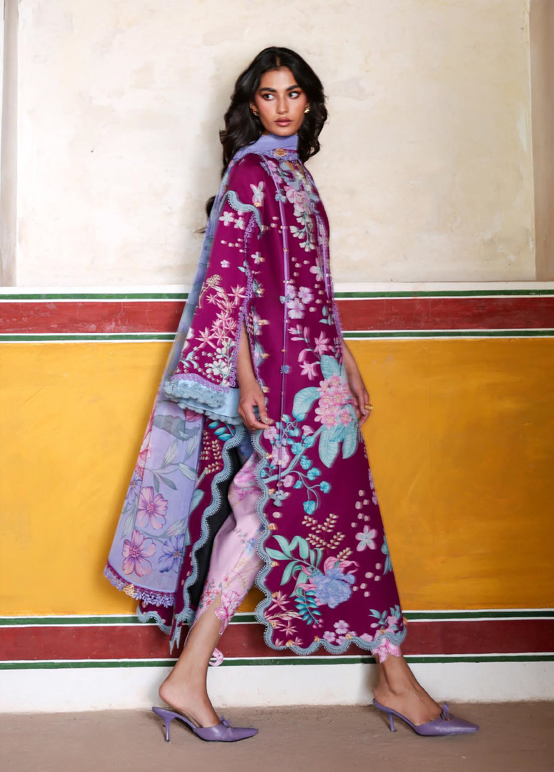 Neoma Prints by Republic Unstitched Printed Lawn 3 Piece Suit RW26UNL SP-10 BAHAAR - Summer Collection