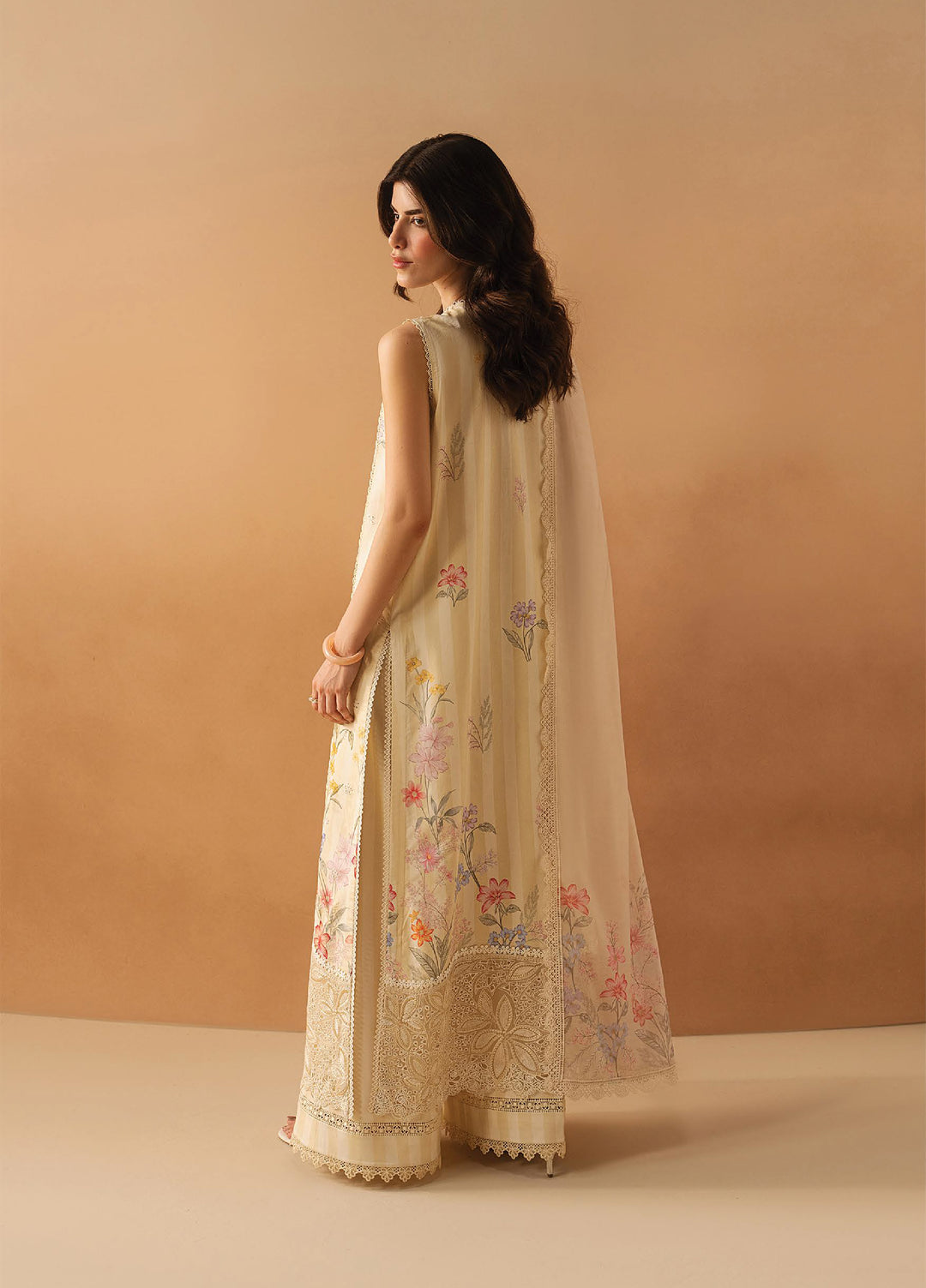 Haze A Prints by Afrozeh Unstitched Printed Lawn 3 Piece Suit AF26UAP Hazelen Yellow FWU-104 - Summer Collection