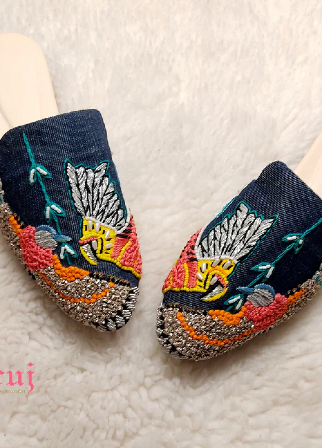 Zuruj Festive Style  Mules  ML-8