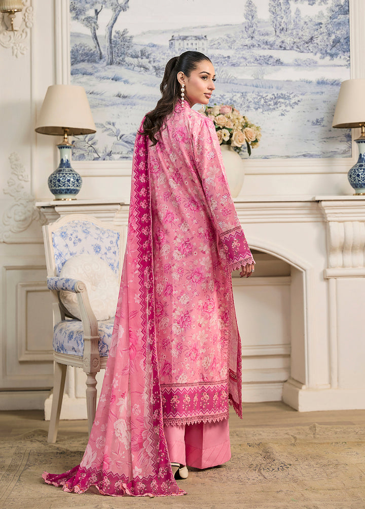 Raha Summer Prints by RajBari Unstitched Printed Lawn 3 Piece Suit RB26URVI D-9 - Summer Collection